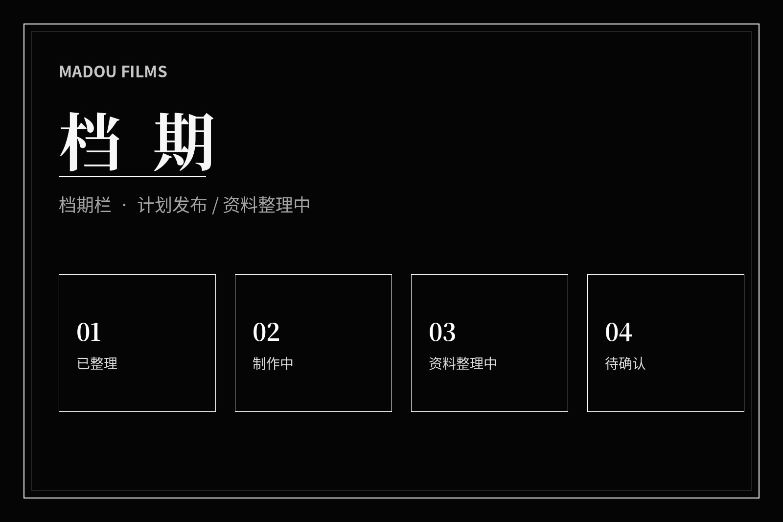 内容整理阶段主题影像
